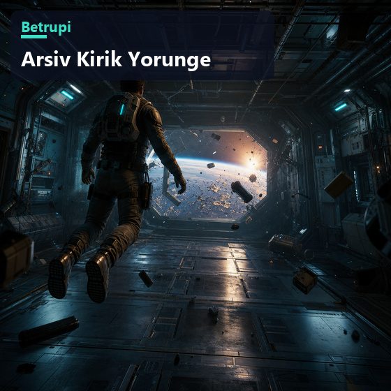 Kırık Yörünge oyununda düşük yer çekimli koridorda havada kalan oyuncu