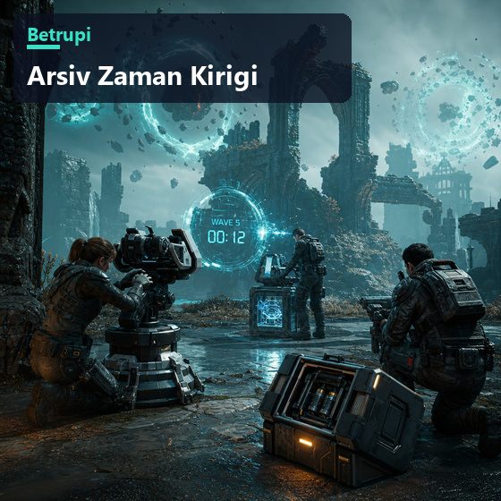 Zaman Kırığı oyununda dalga arasında savunma kuran ekip