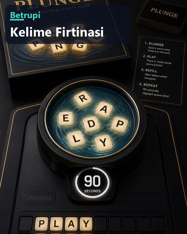Kelime Fırtınası oyununda doksan saniyelik sayaç ve ortak harf havuzu