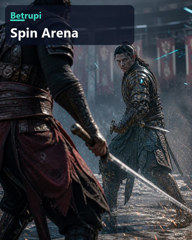 Spin Arena oyununda hızlı tempolu yakın mesafe çatışması